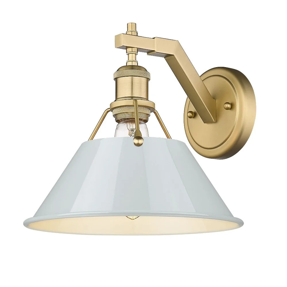 3306-1W BCB-DB Golden Lighting Orwell - 1 Light Wall Sconce-9.63 Inches Tall and 10 Inches Wide-B... | Walmart (US)