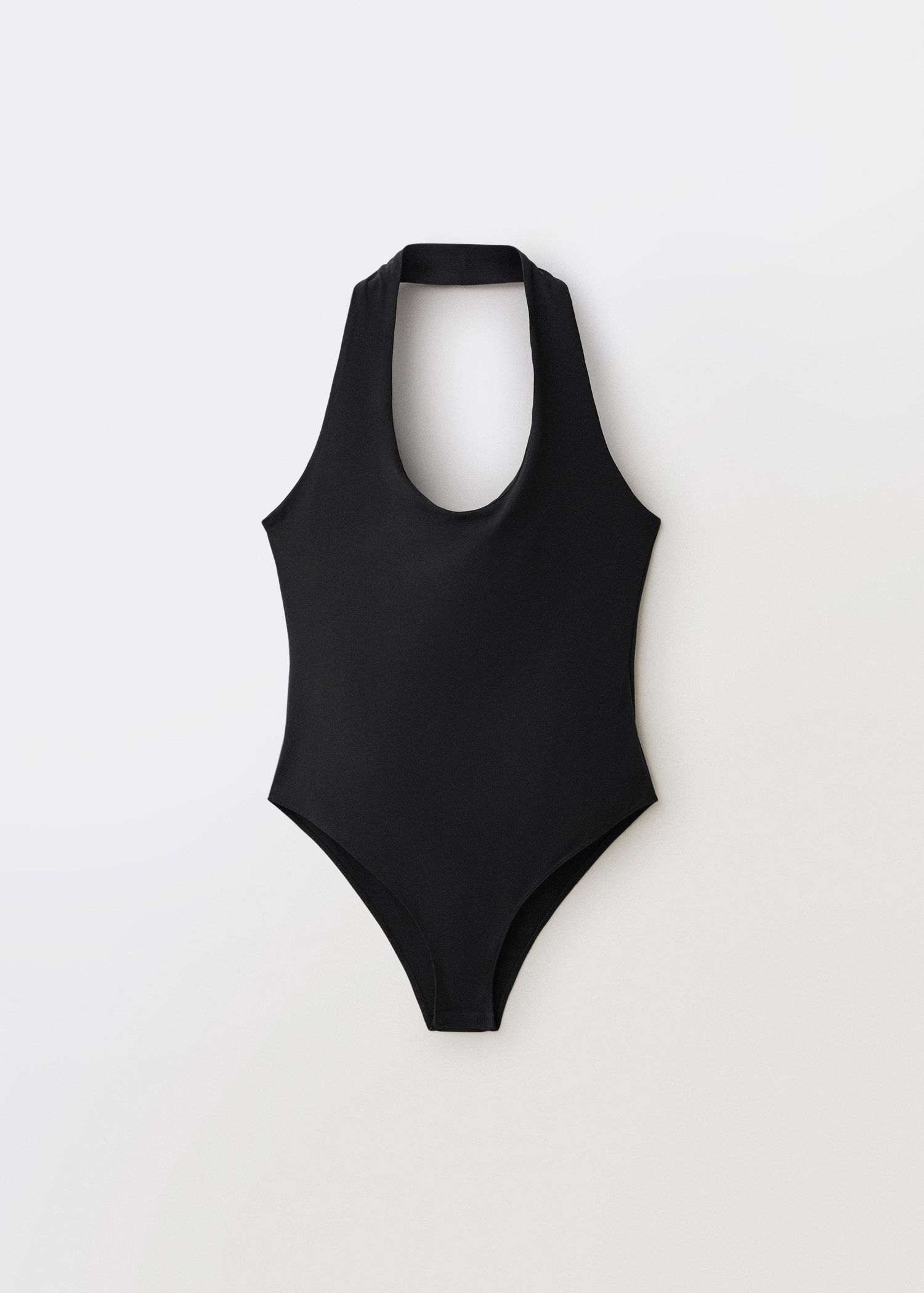 Open-back halter bodysuit - Women | MANGO United Kingdom | MANGO (UK)