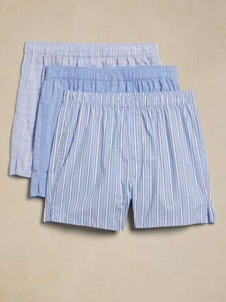 Cotton Boxers (3 Pack) | Banana Republic Factory