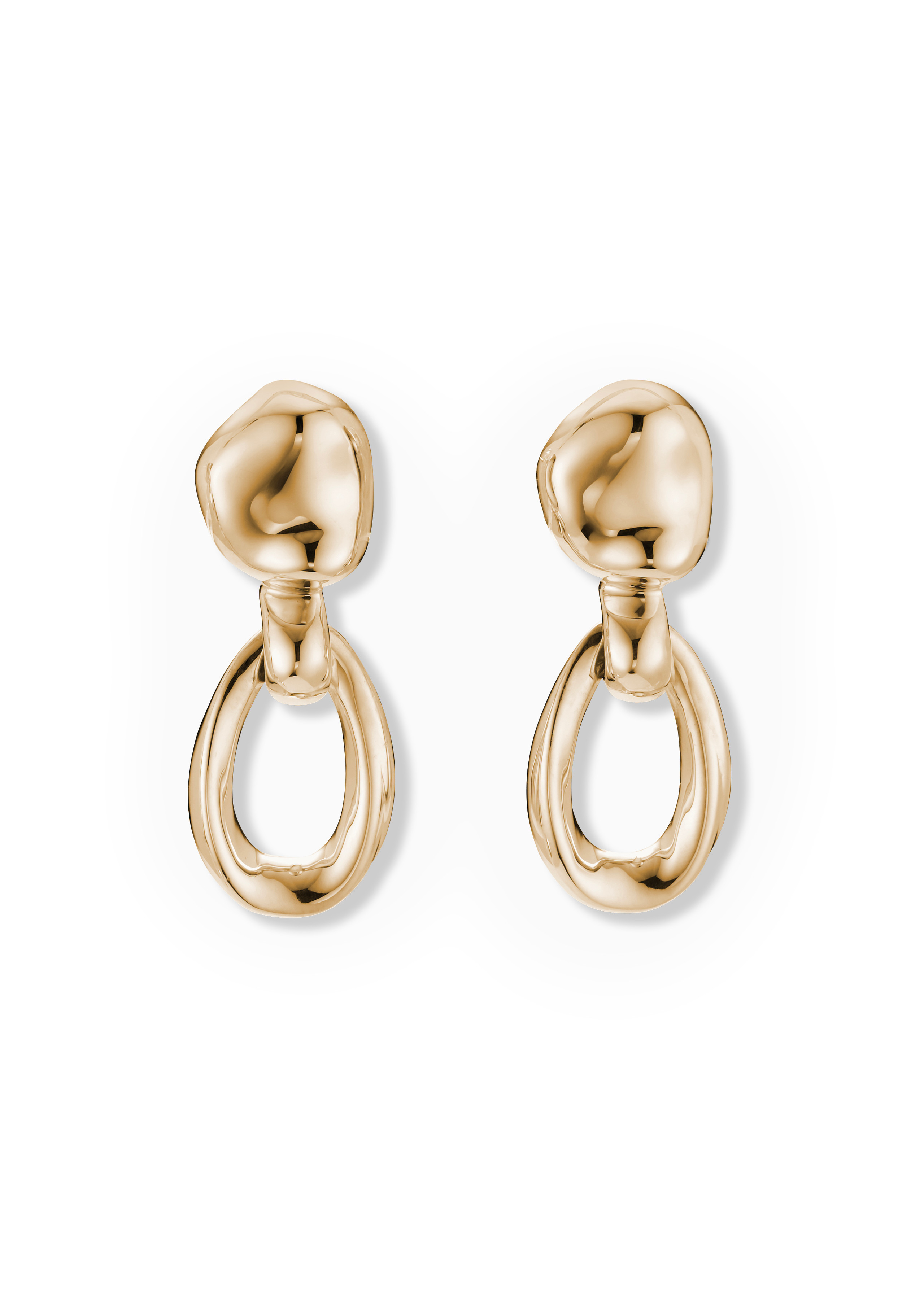Sacha 18k gold vermeil earrings | Harvey Nichols