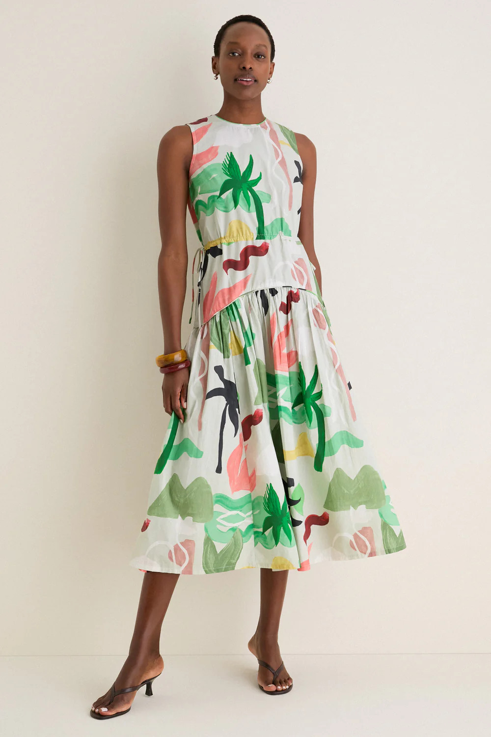 Paradiso Petal Sleeveless Piped Maxi Dress | Tuckernuck (US)