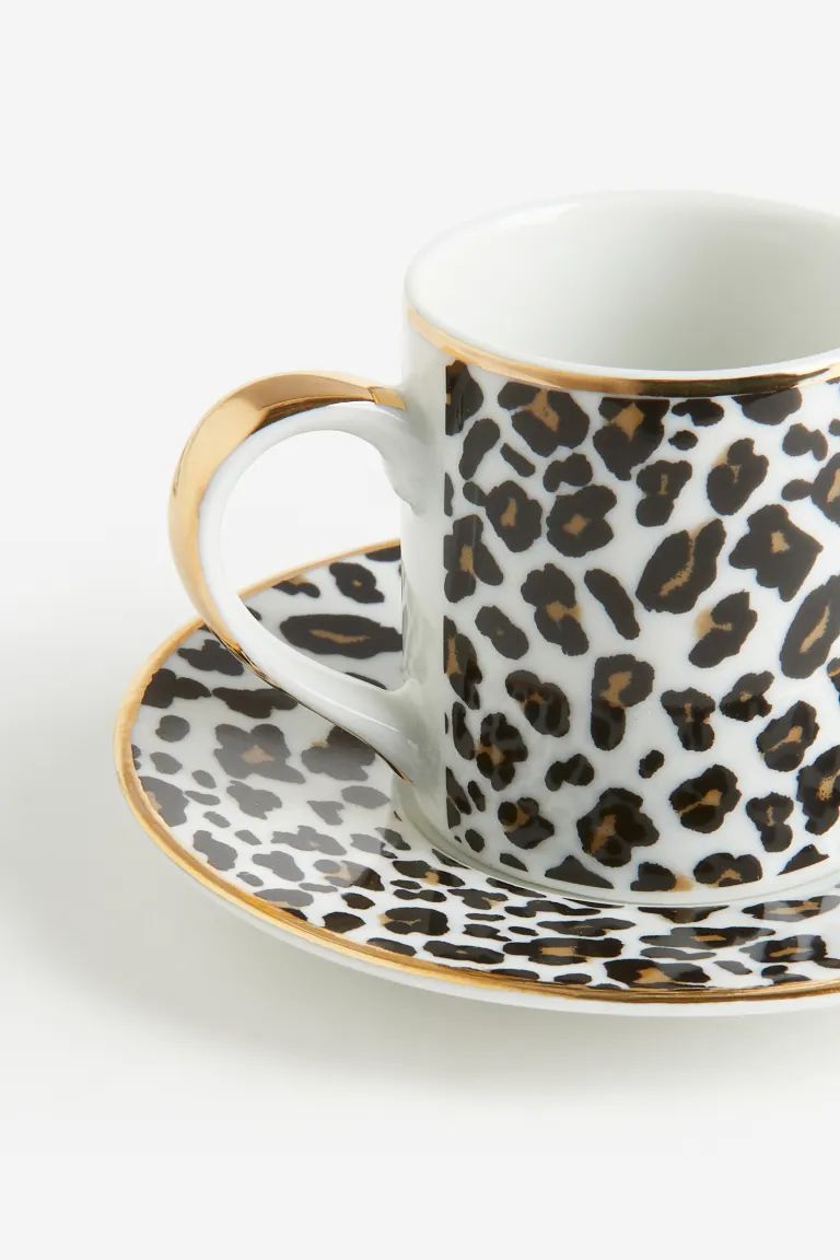 2-pack Espresso Cup and Saucer | H&M (US + CA)