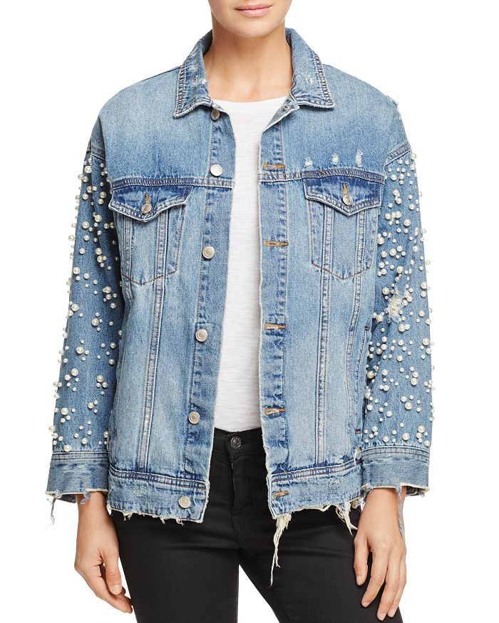 Embellished Denim Jacket - 100% Exclusive | Bloomingdale's (US)