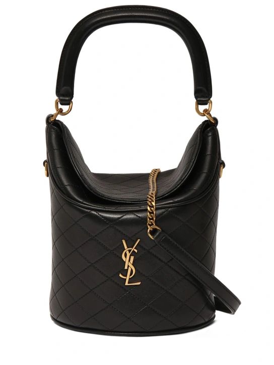 Mini Gaby leather top handle bag | Luisaviaroma