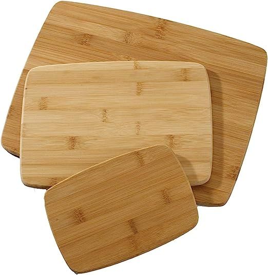 Farberware 3-Piece Kitchen Cutting Board Set, Reversible Chopping Boards for Meal Prep and Servin... | Amazon (US)