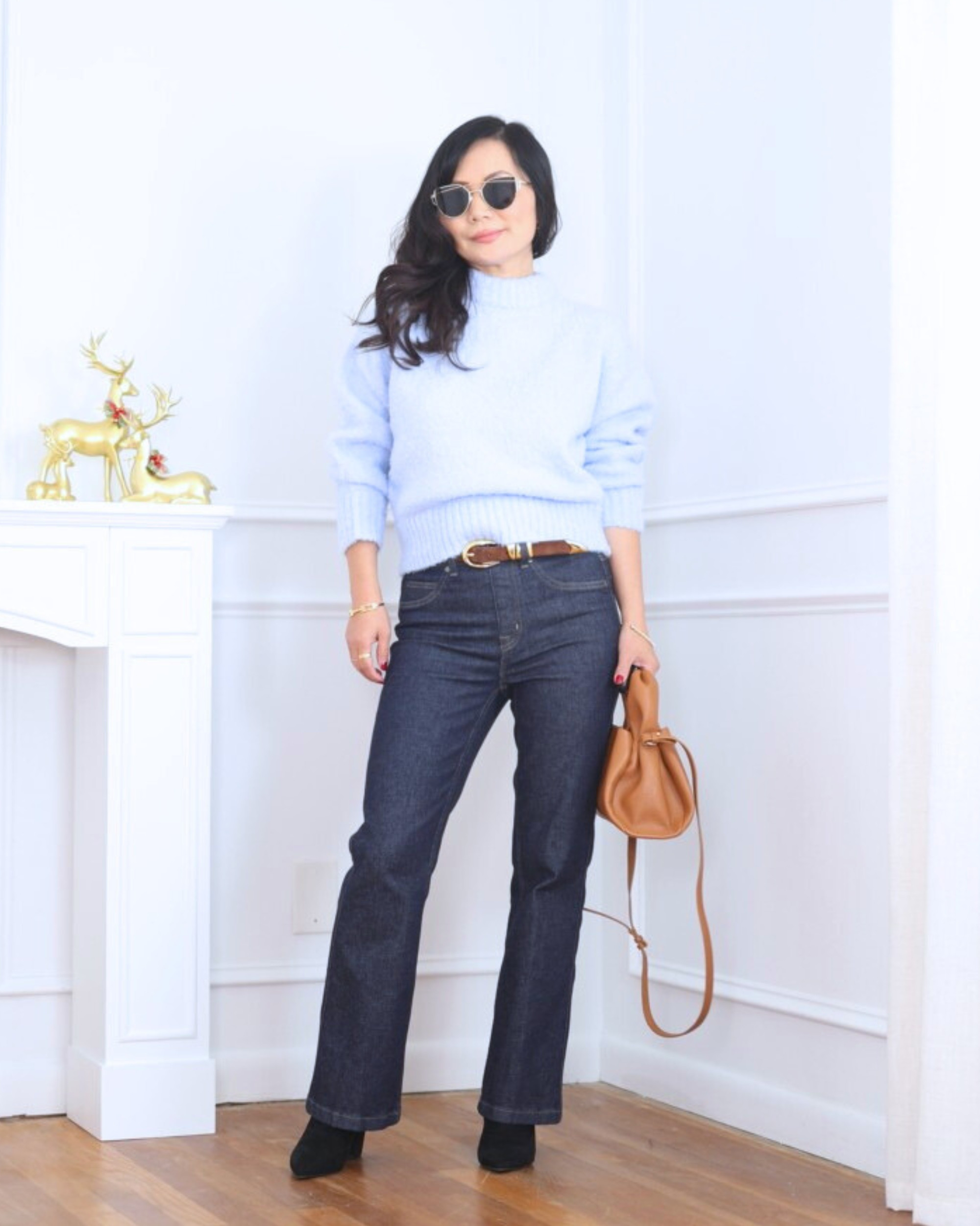 Soft, simple, and so flattering — this mock neck sweater from Walmart paired with my Spanx flare jeans is the kind of easy outfit that still looks put-together without trying too hard. The perfect blend of comfy and chic for everyday wear. I’m 5’2, wearing size XS.

#LTKootd #LTKPetite #LTKOver40