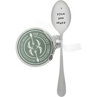 Cutlery Commission Silver-Plated I Love You Daddy Teaspoon | John Lewis UK