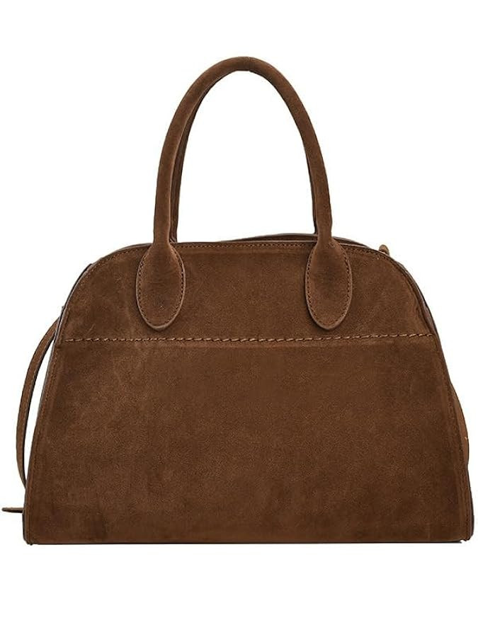 Women's Leather Tote Bag Shoulder Bag Crossbody for Work Travel Shopping | Amazon (US)