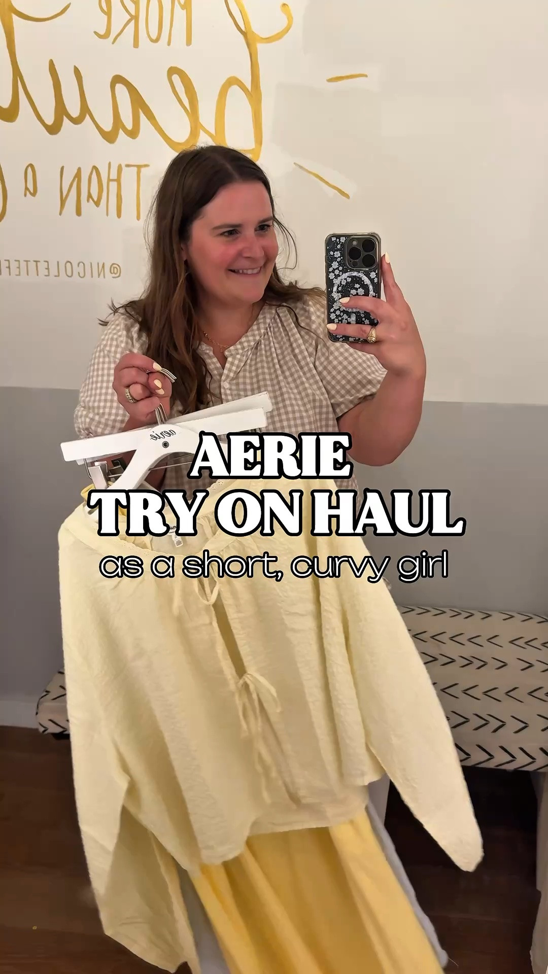 My most recent aerie haul! I’m 5’1 and a size 16. Wearing an xl in everything. I ended up buying a large in the yellow pj top because the xl was a bit oversized. Love the shell graphic tshirt!

#LTKootd #LTKMidsize #LTKPlusSize
