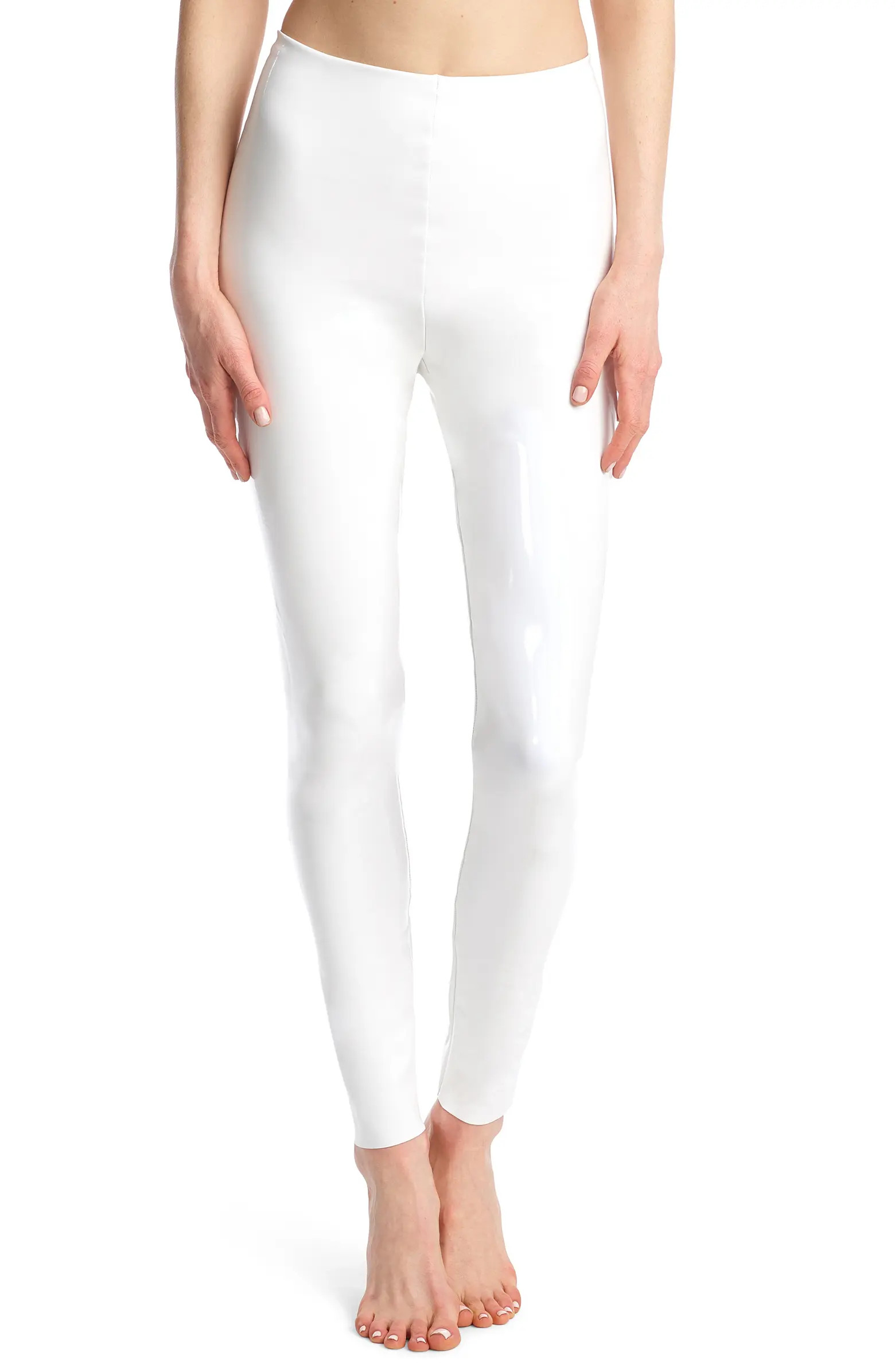 Control Top Faux Patent Leather Leggings | Nordstrom Rack