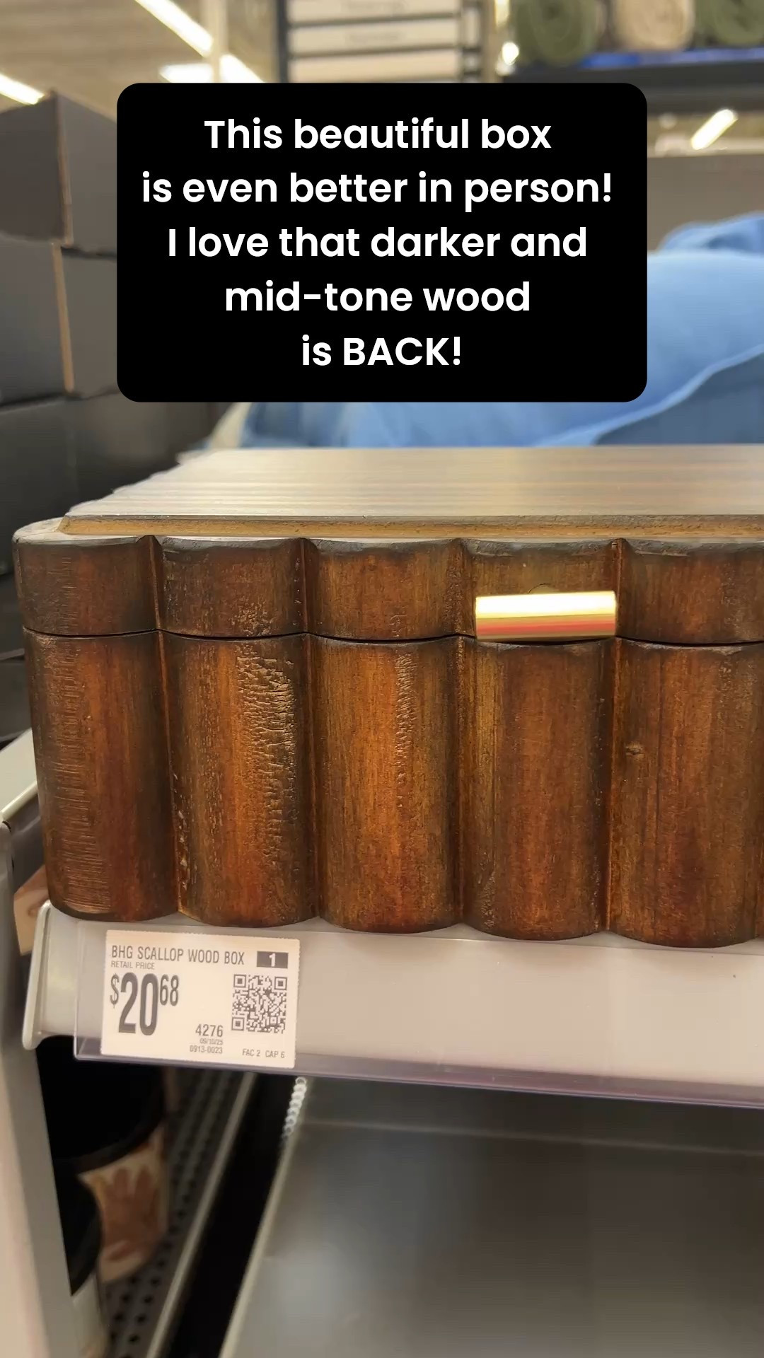 I am loving that mid-tone and dark wood is back in style in home decor and interior design. Of course, I’m a little biased because I have a lot of it in the house I just bought 😂. But I am working these tones into my decor too. This box will probably hold our keys, sunglasses, etc that we drop when we walk in  

#LTKFindsUnder50 #LTKHome #LTKOver40