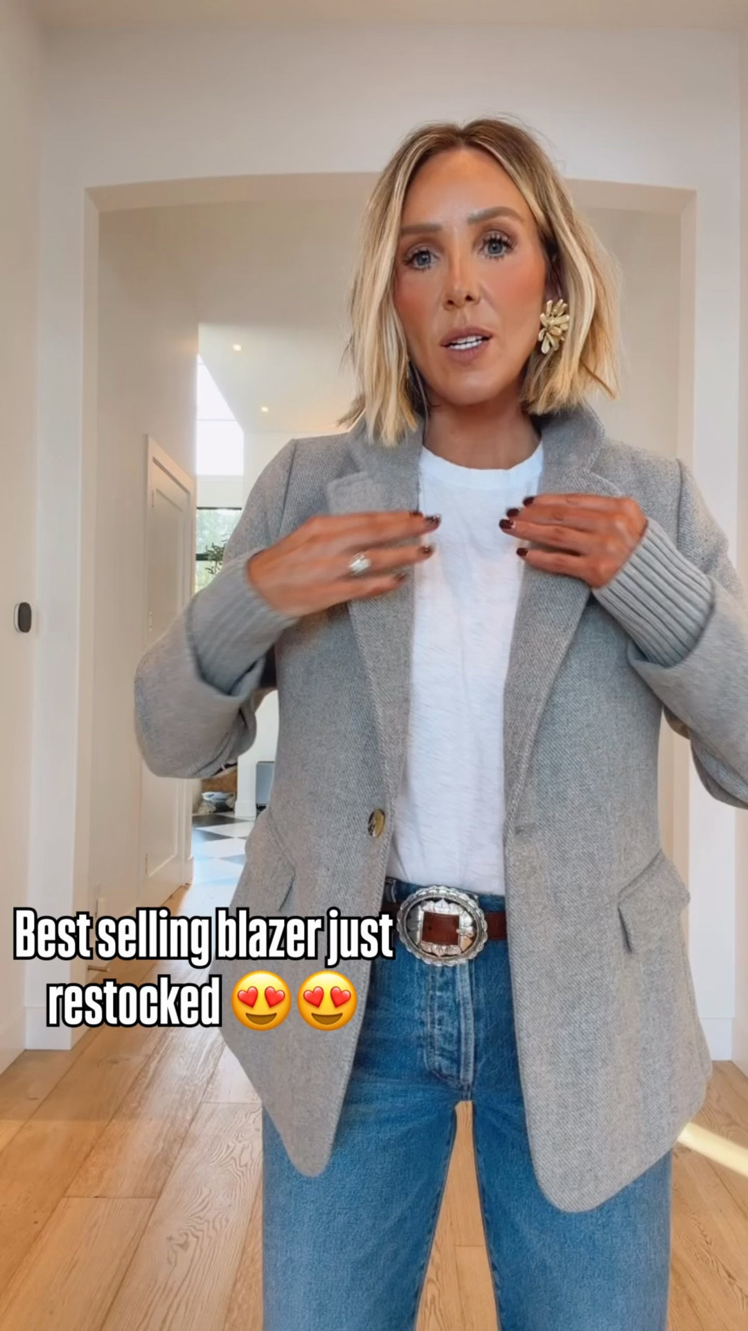 Best selling blazer that’s sold out MULTIPLE times is finally restocked 😍😍 wearing a medium!

#LTKootd #LTKWorkwear #LTKSeasonal