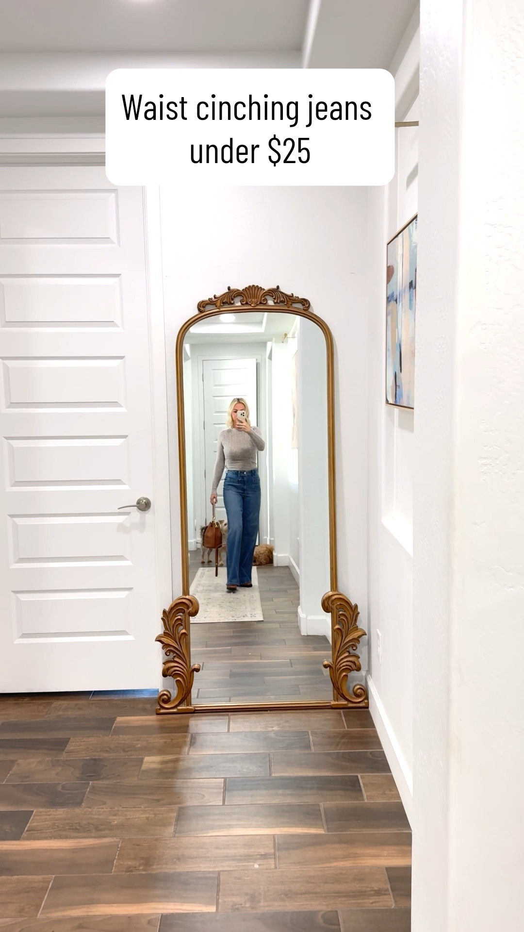 Waist cinching denim for under $25!! I can’t believe how good these are!! 

#LTKStyleTip #LTKFindsUnder50 #LTKSaleAlert