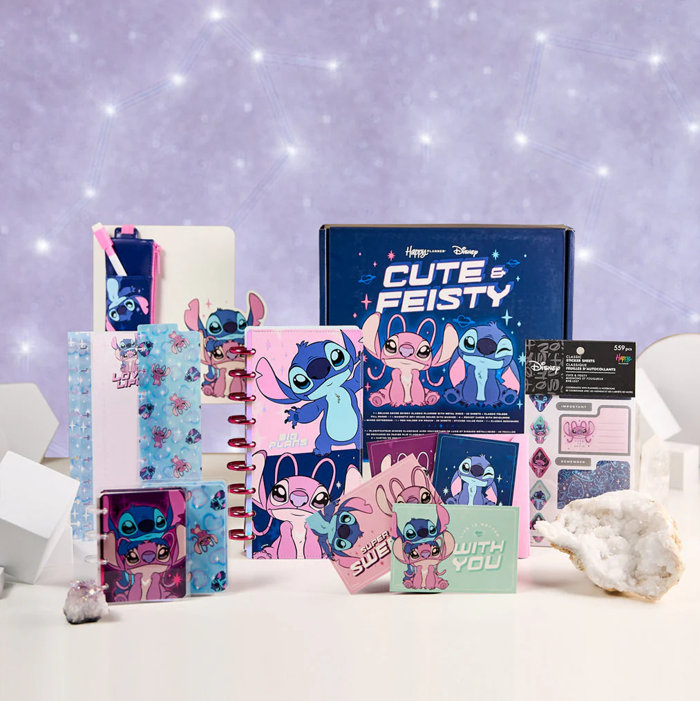 Disney Stitch & Angel - Be Happy Box | Happy Planner