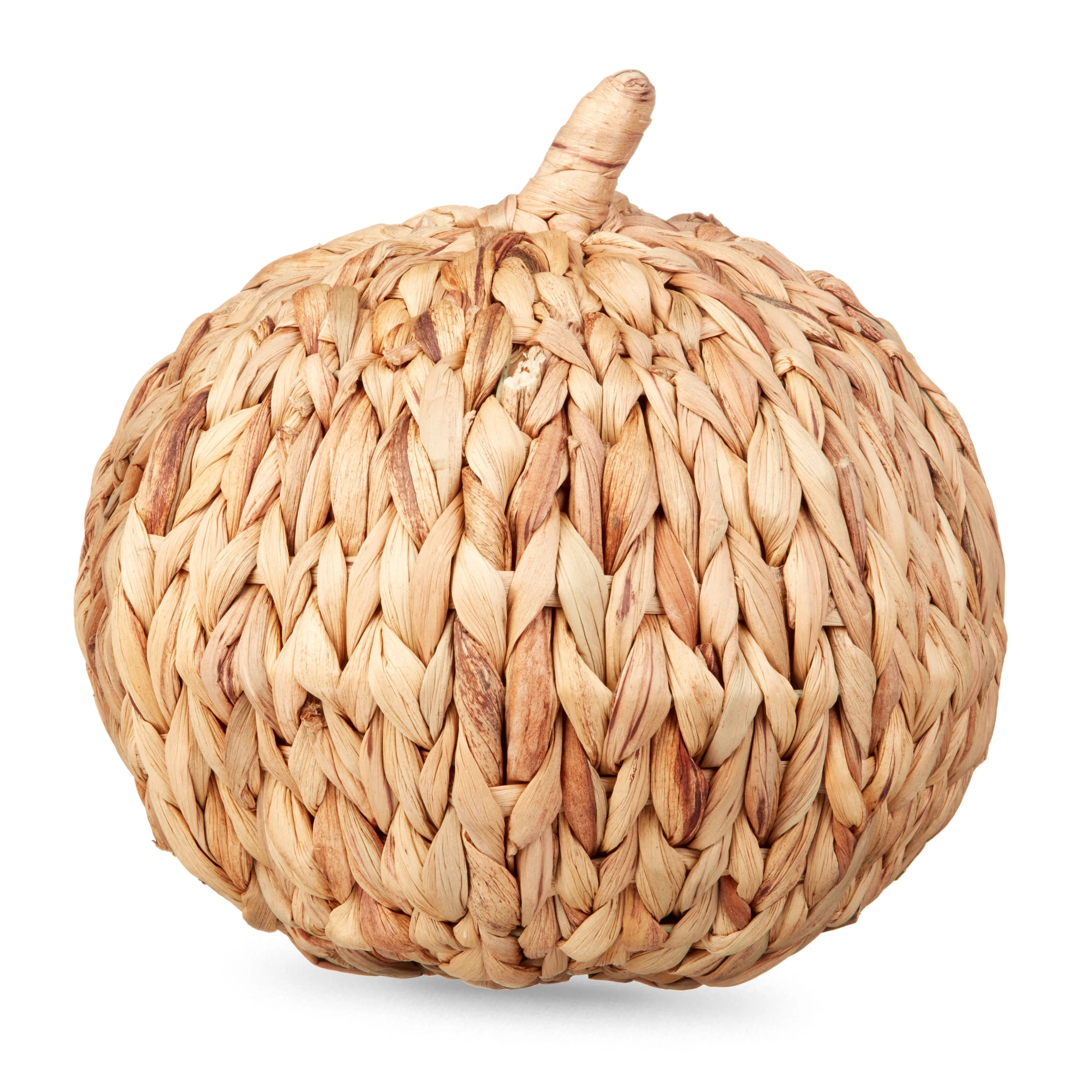 Way to Celebrate Harvest 10IN Woven Pumpkin Decoration - Walmart.com | Walmart (US)