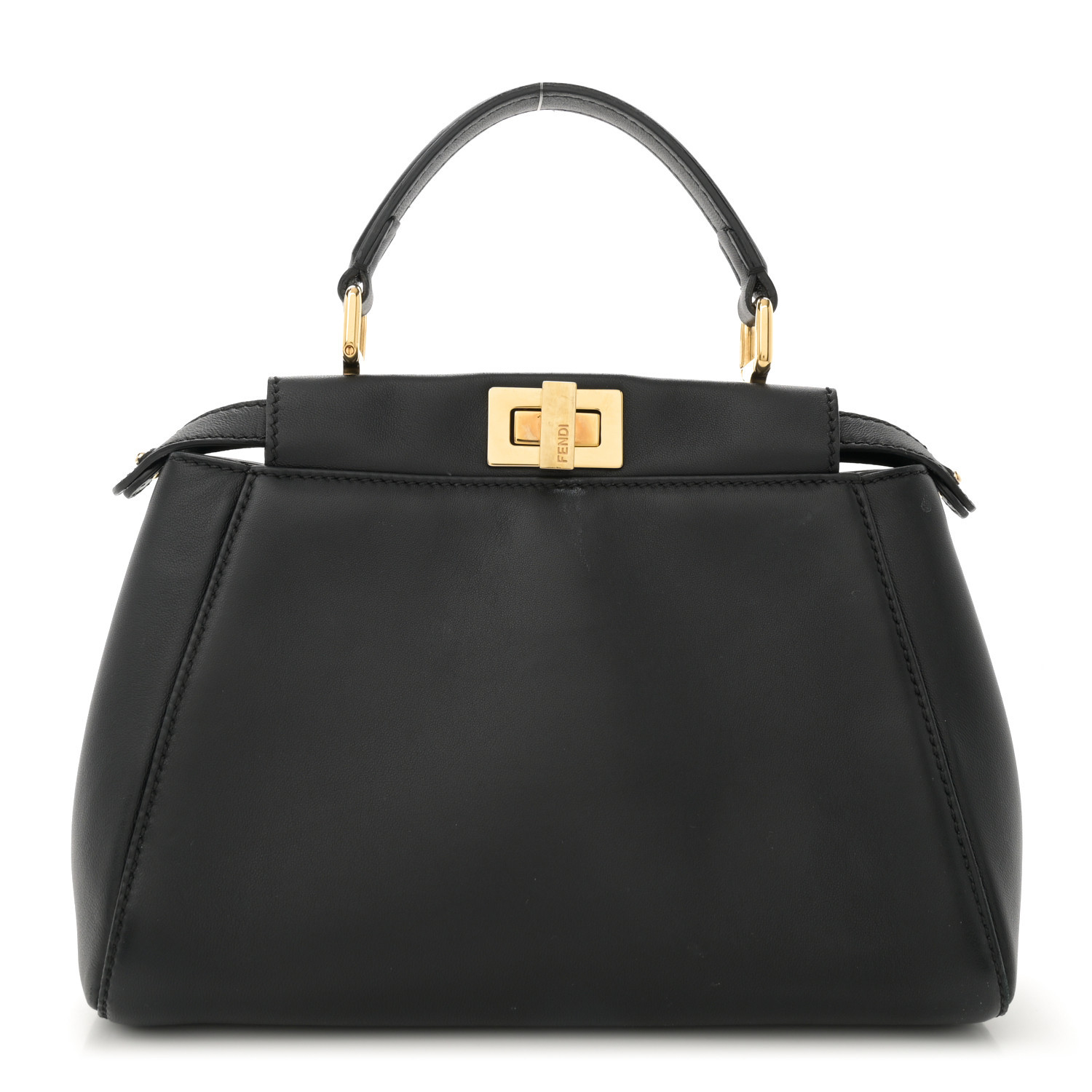 Nappa Mini Peekaboo Iconic Satchel Black | FASHIONPHILE (US)