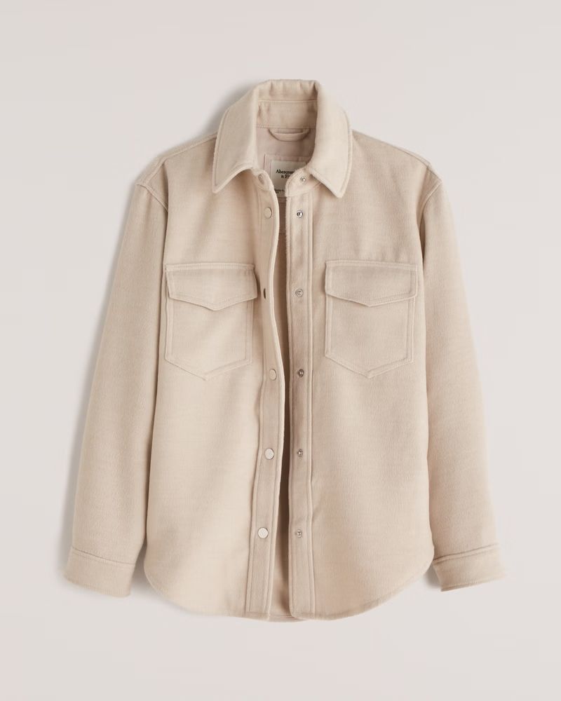 Cozy Shirt Jacket | Abercrombie & Fitch (US)