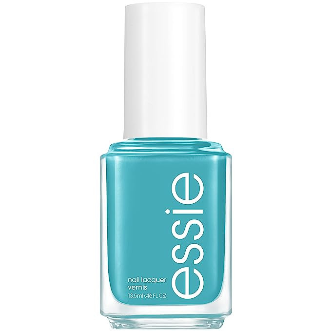 essie Salon-Quality Nail Polish, 8-Free Vegan, Aqua Blue, In The Cab-ana, 0.46 fl oz | Amazon (US)