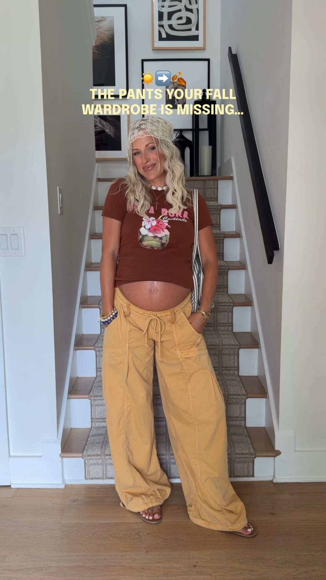 Wearing XS in the pants and S in the tee! Love this outfit combo for summer but the pants are gonna be perfection for fall too! ☀️➡️🍂

#LTKgrwm #LTKootd #LTKBump
