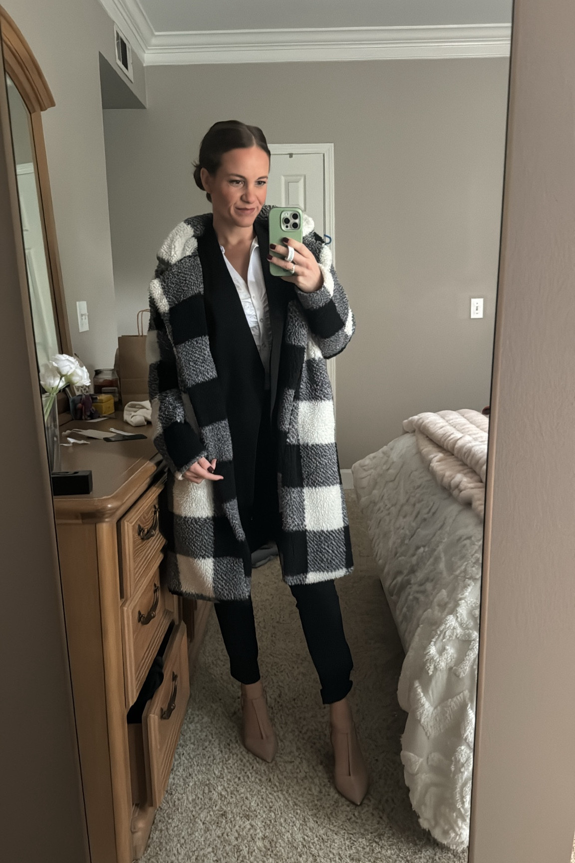 My fave jacket! Since I got this a few years ago, when the temps drop, you’ll see me in this 99% of the time! 🖤🤍 

Wearing size Small 

#LTKStyleTip #LTKCyberWeek #LTKSeasonal