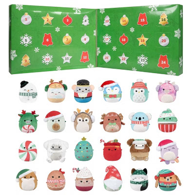 Micromallows 2.5'' Squishmallows Holiday Advent Calendar 2024 - 24pc | Target