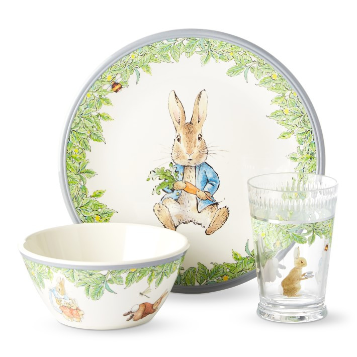 Peter Rabbit Kids Melamine Set, Set of 3 | Williams-Sonoma