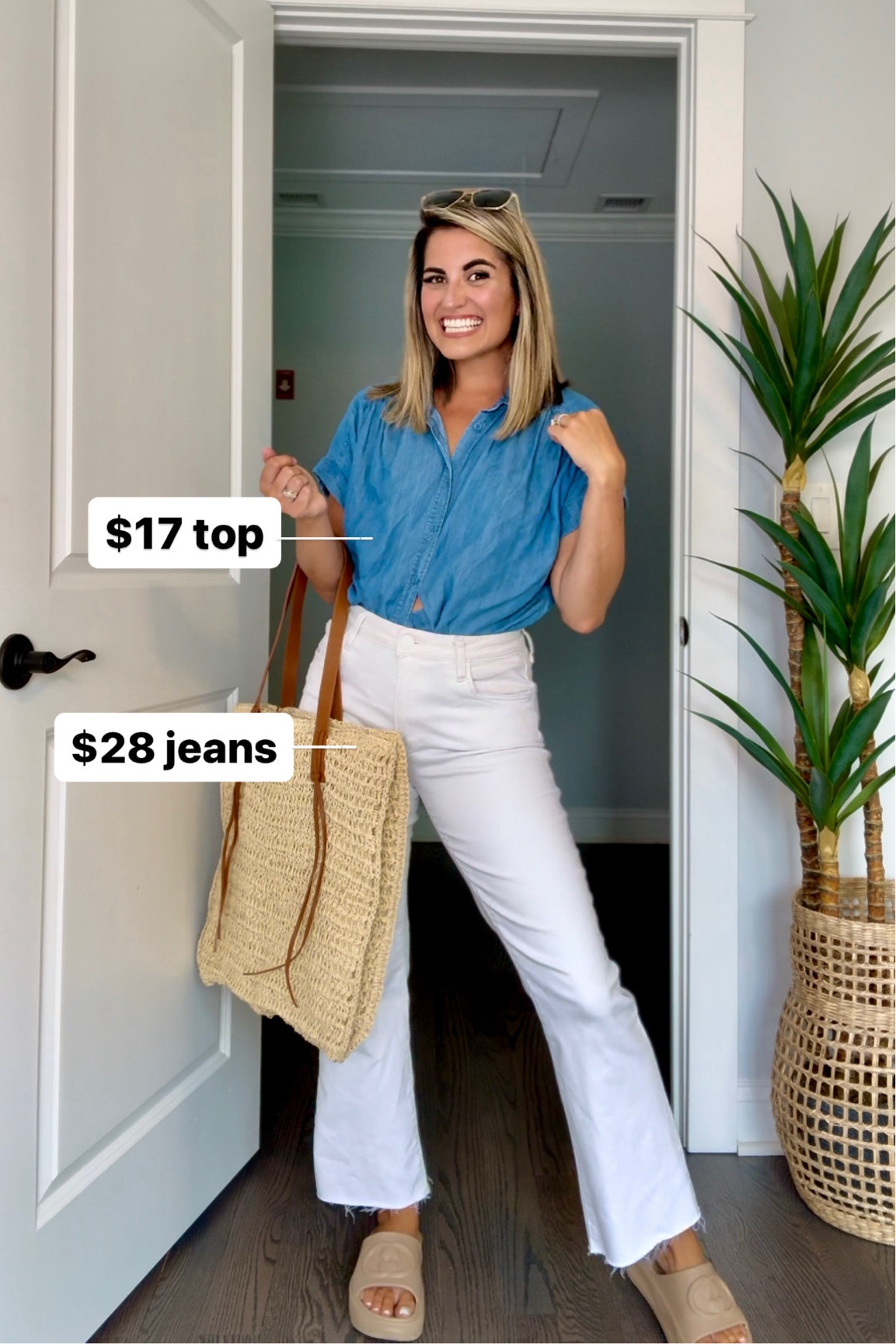 SUMMER BLUES under $25💙$12 sets, 25 jeans, $22 shorts, $20 tops + more! These will sellout so hurry🏃🏼‍♀️🏃🏼‍♀️🏃🏼‍♀️🏃🏼‍♀️ READ the below👇
.
SIZING & STYLING
Wearing size small in all tops/dress/skirt, small shorts and 26/4in jeans. 👖 everything is true to size. 

.
Jeans, denim, summer denim, jeans shorts, USA crew neck, USA, USA top, 4th of July outfit, Fourth of July outfit, USA top, USA sweatshirt, athletic shorts, crochet top, linen top, crochet dress, white jeans, white wide leg jeans, shorts, jeans 
Basic top, work outfit, workwear, white jeans, white jeans outfit, black top, ruffle sleeve top, white tee, white tee shirt, 
Vacation outfits, jeans, summer denim, denim, Vici, Amazon, Jean shorts, shorts, Amazon shorts, flare jeans, mom jeans, workwear, work style, jeans, wide leg jeans, white wide leg jeans 

#LTKSaleAlert #LTKSummerSales #LTKOver40