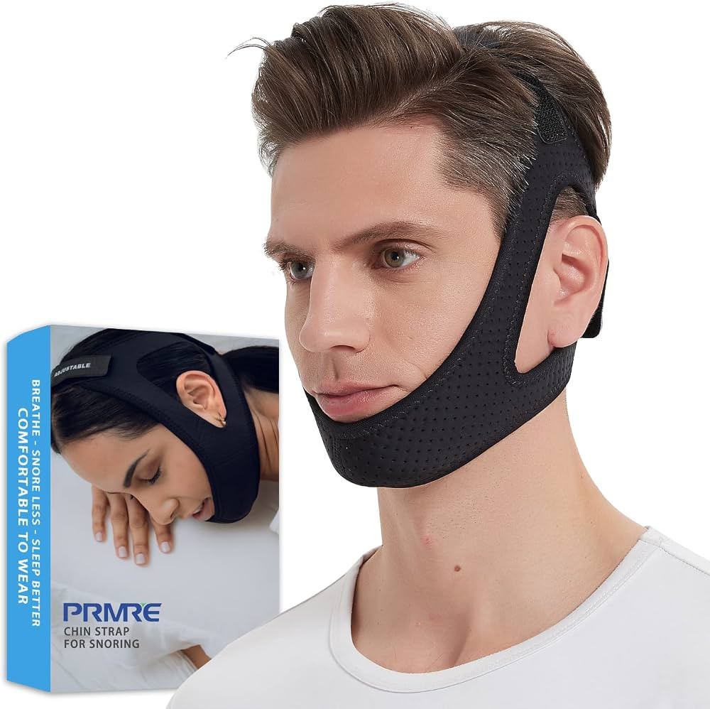 Double Adjustable Chin Strap for CPAP Users, Comfortable Chin Strap for Snoring - Keep Mouth Clos... | Amazon (US)