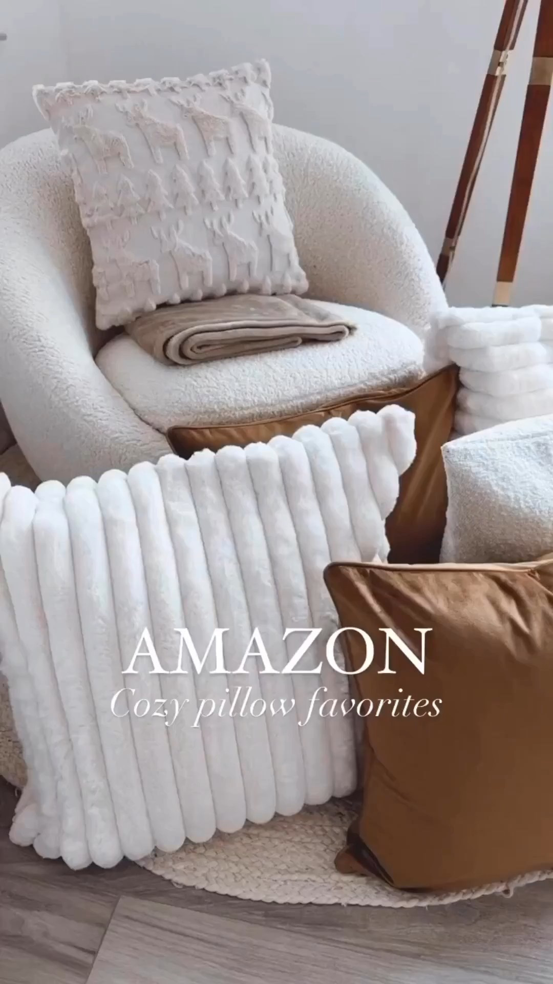 Cozy pillow favorites from Amazon 
This brown velvet pillow is gorgeous and perfect to make a statement in your living room and bedroom.
The best fluffy insert from Amazon 
Ivory and linen pillows are 24x24
The velvet is 20x20 


#LTKU #LTKHome #LTKOver40