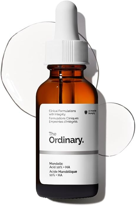 The Ordinary Mandelic Acid 10% + Hyaluronic Acid, Gentle Exfoliating Serum for Clarity and Hydrat... | Amazon (US)