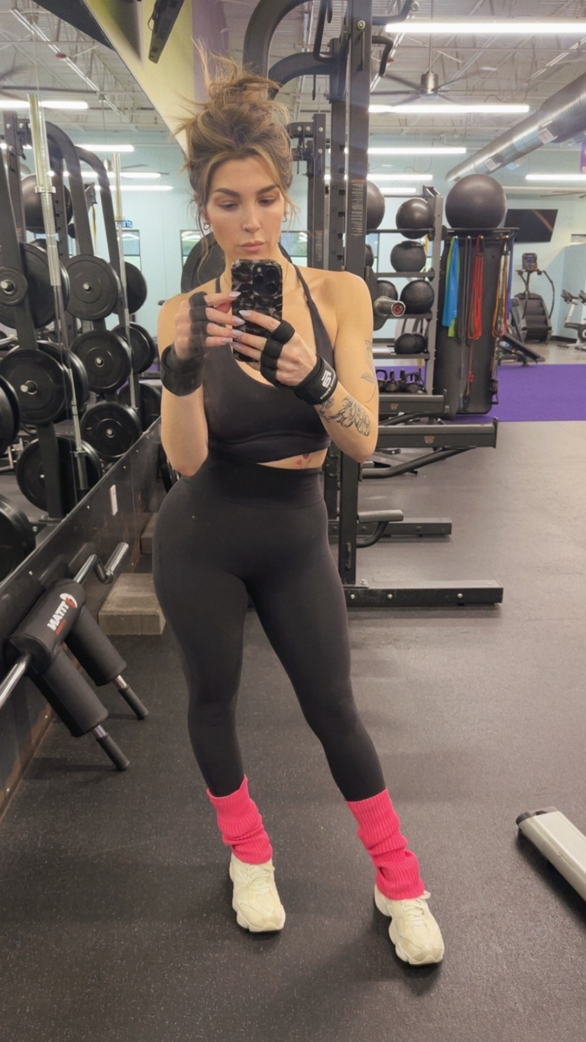 It’s the pink leg warmers for me  

#LTKfitnessgoals #LTKootd #LTKdayinmylife