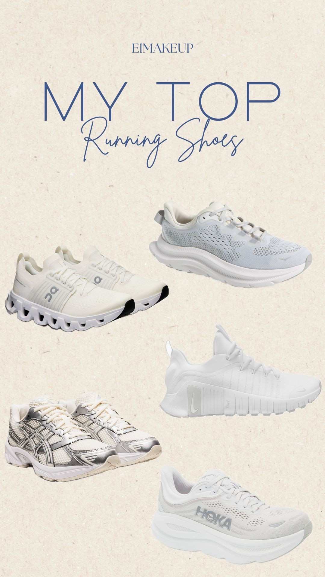 Running shoes are perfect for an everyday wardrobe because they blend comfort, style, and practicality without any effort. Their lightweight design and supportive cushioning make them ideal for long days on your feet, while modern styles come in sleek, versatile colors that pair effortlessly with jeans & leggings! 🤍

#LTKfitnessgoals #LTKActive #LTKGiftGuide