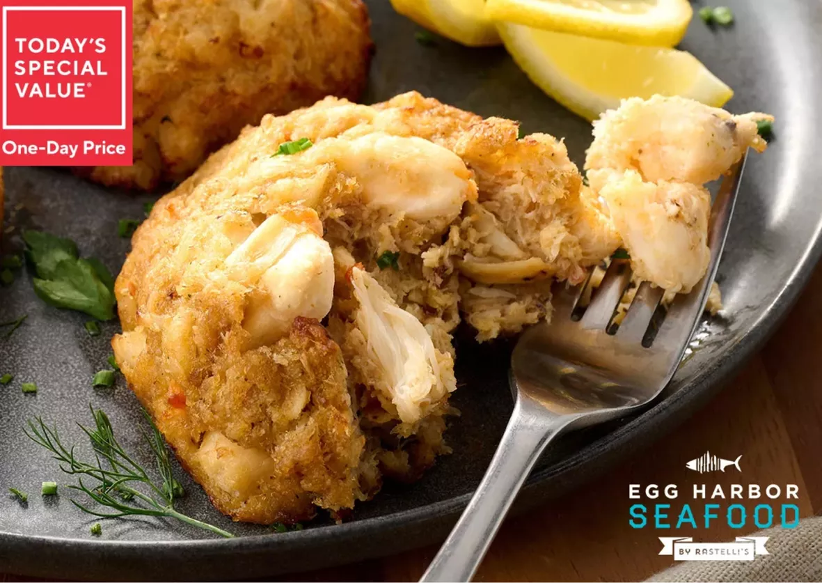 Egg Harbor Coastal Select (12) 5oz Premium Jumbo Lump Crab Cakes 