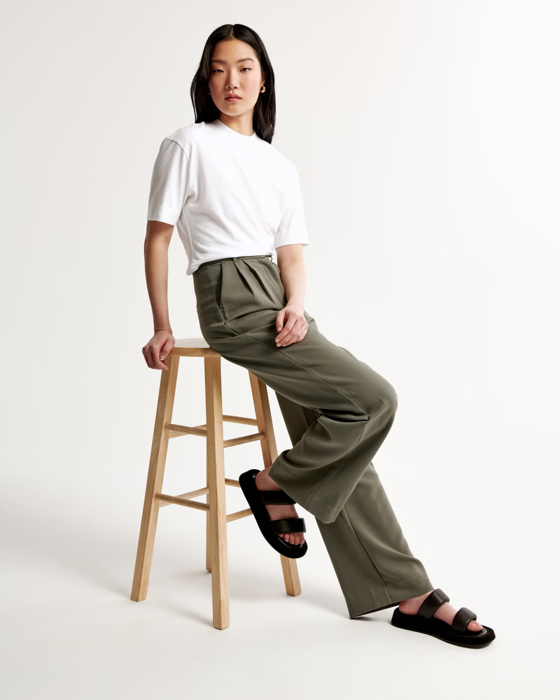 A&F Sloane Tailored Pant | Abercrombie & Fitch (US)