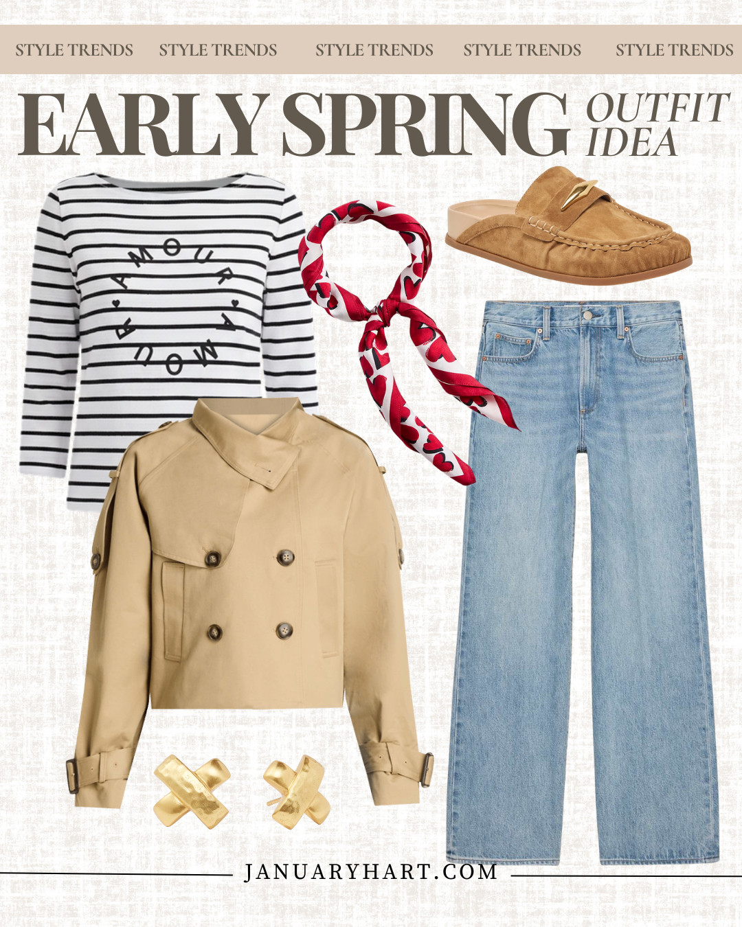 The February Lookbook 💕

spring transition outfits, cropped trench coat jacket, denim jeans, mules, spring outfit ideas, spring break 

 #LTKgrwm #LTKootd #LTKOver40