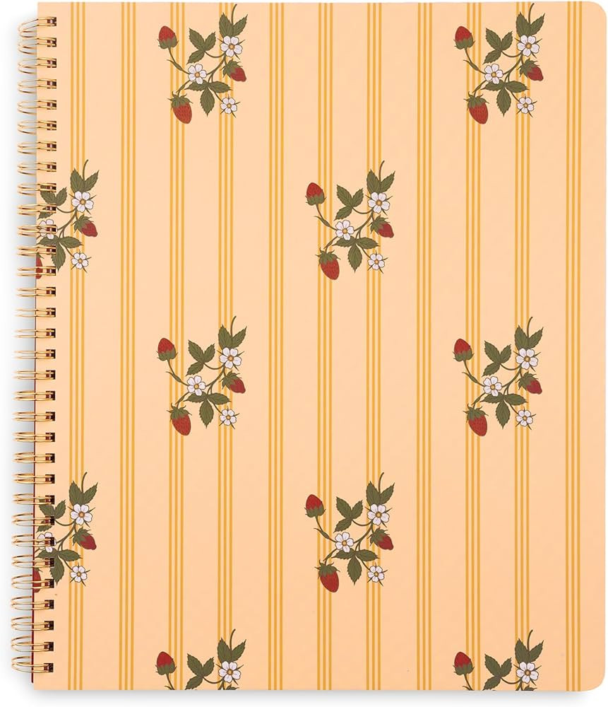 ban.do Rough Draft Large Spiral Notebook, 11" x 9" with Pockets and 160 College Ruled Pages, Flor... | Amazon (US)