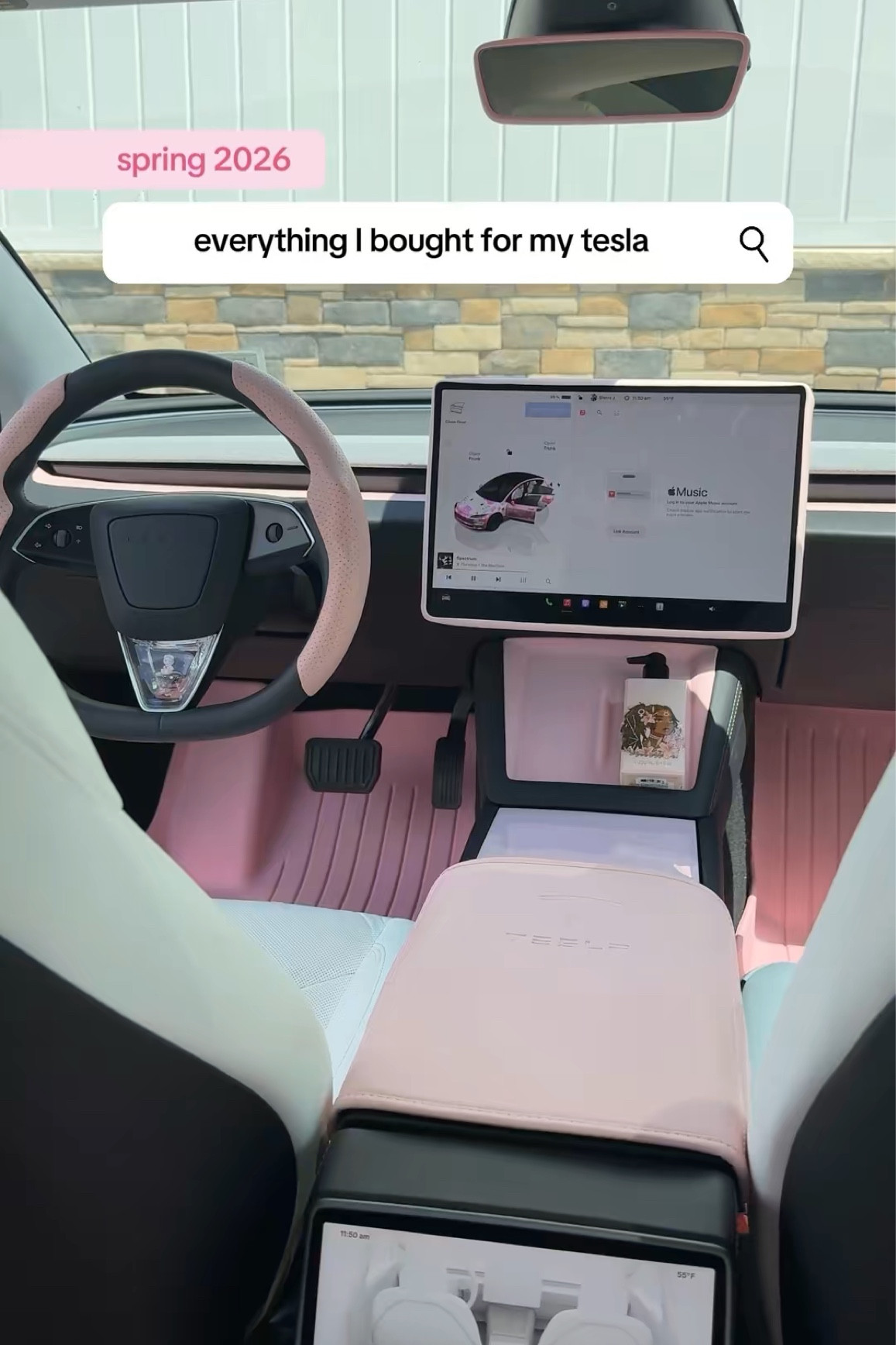 CURRENT items in my tesla for spring 2026  

#LTKvlog #LTKU #LTKTravel