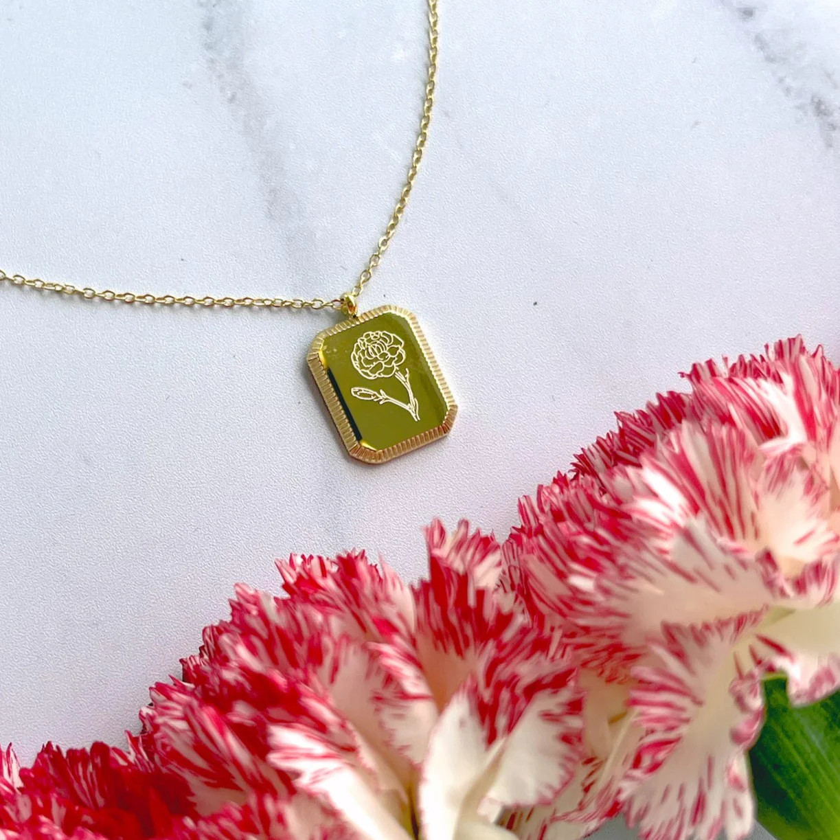 Birth Month Flower Necklace | Victoria Emerson