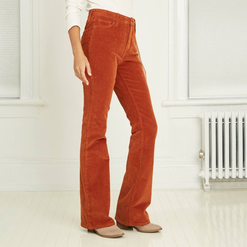 Women's High-Rise Flare Corduroy Pants - Universal ThreadͲ | Target