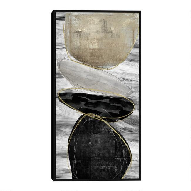 Stagger by Nikki Chu Framed Canvas Wall Art | World Market
