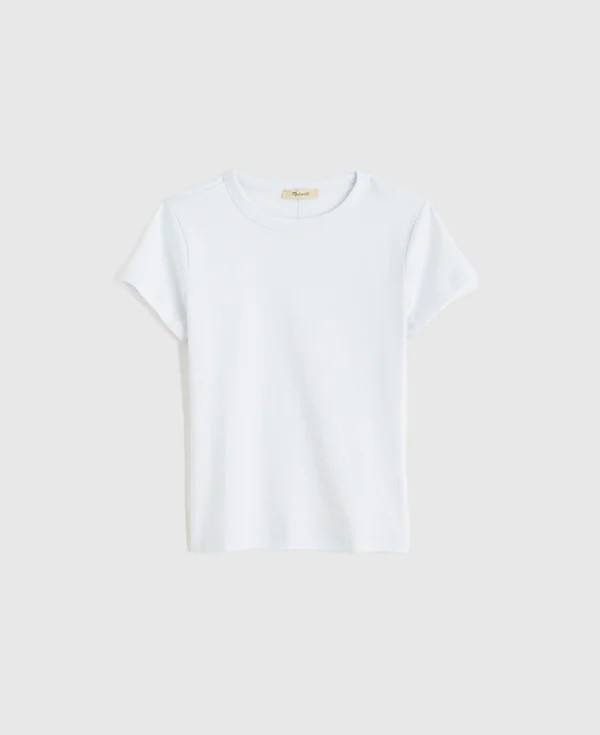 The '90s Crewneck Tee in Compact Cotton | Madewell