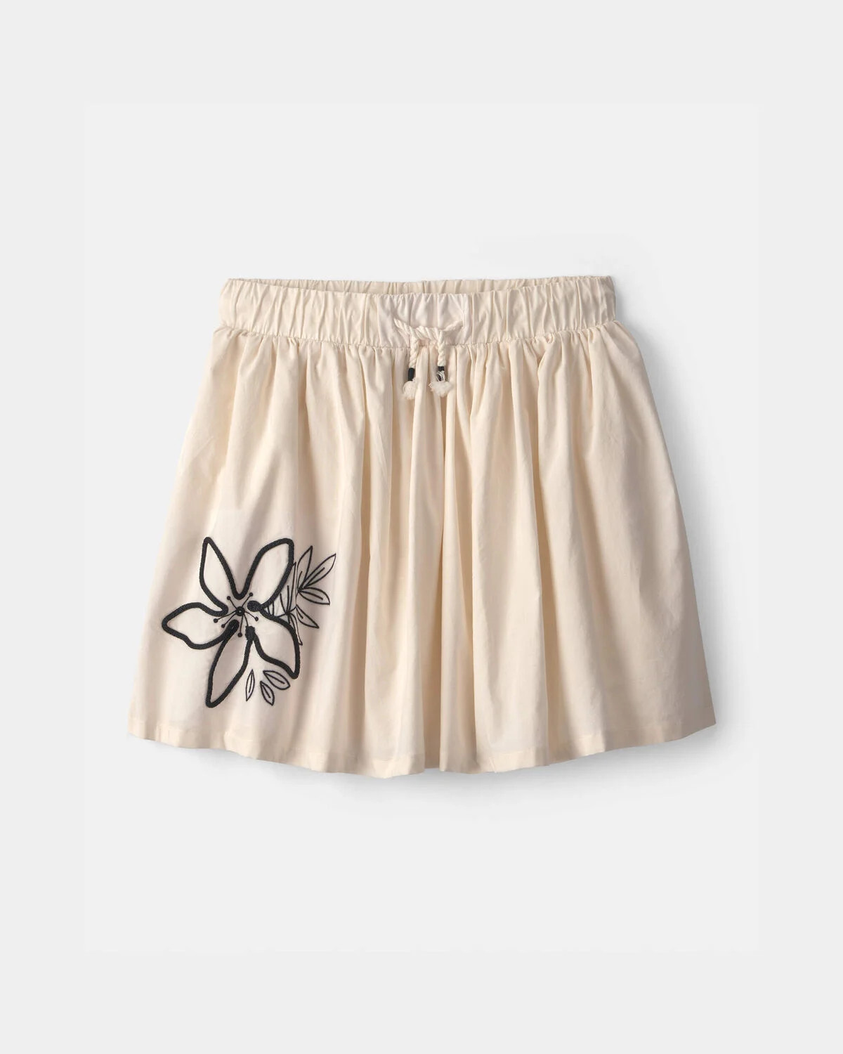 Girls Floral Embroidered Skirt - Ivory | Carter's Inc