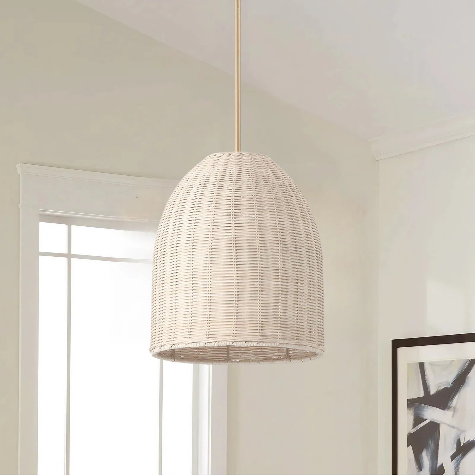 1 - Light Natural Dome Pendant | Wayfair North America