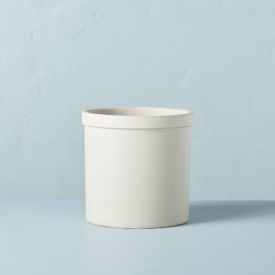 Glazed Stoneware Planter Pot Sour Cream - Hearth & Hand™ with Magnolia | Target