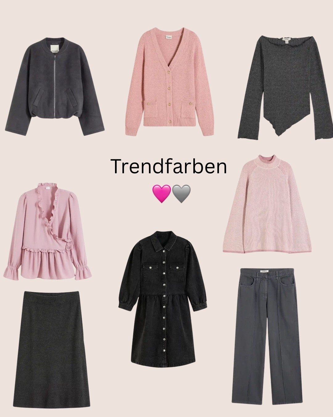 Trendfarben 
Rosa & Grau 💗🩶

#rosa #grau #herbst #curves 

#LTKcurves #LTKautumn #LTKdeutschland