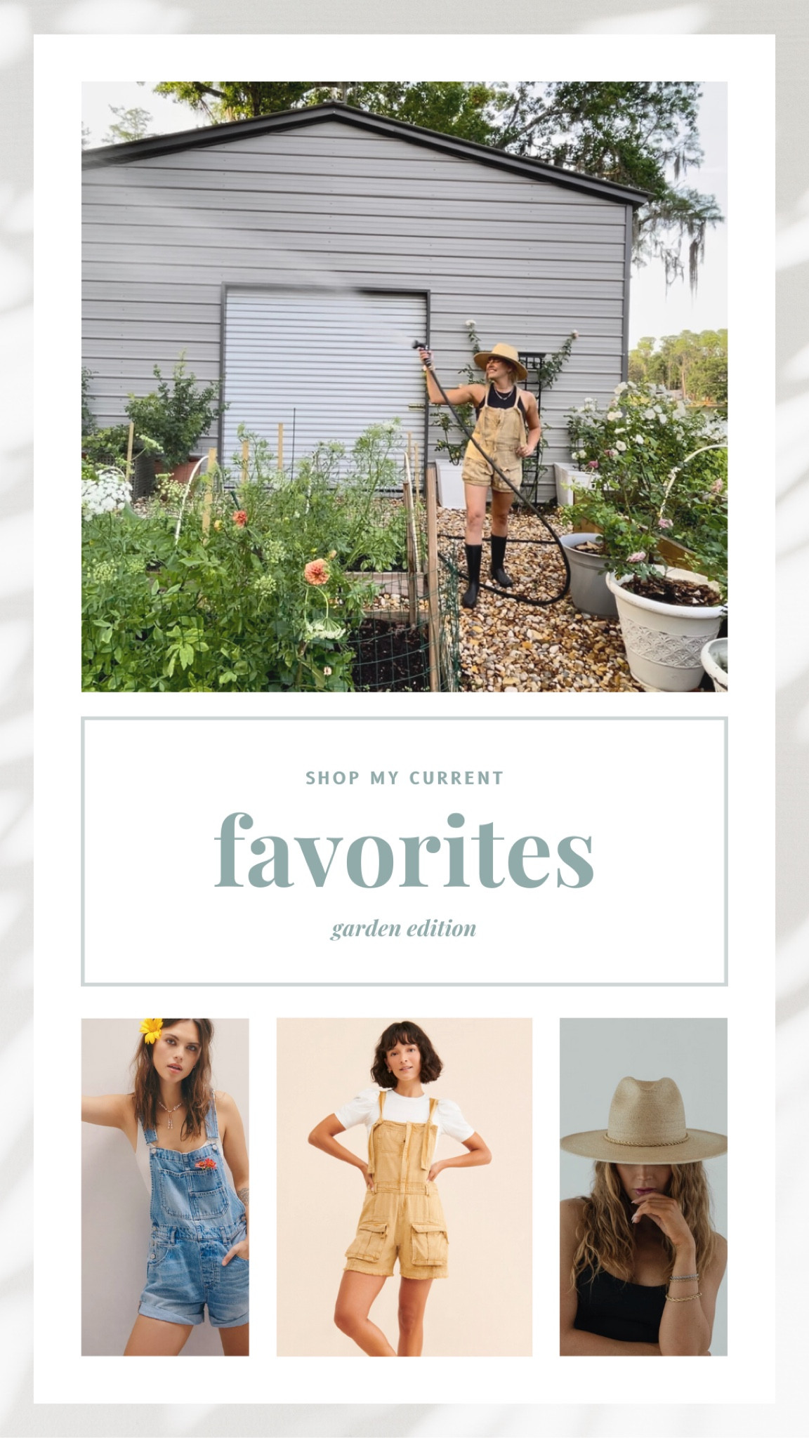My current favorites in and out of the garden ✌🏼My tan overalls are Free People (taking chances harem shortfalls).

#LTKGiftGuide #LTKFind #LTKSeasonal