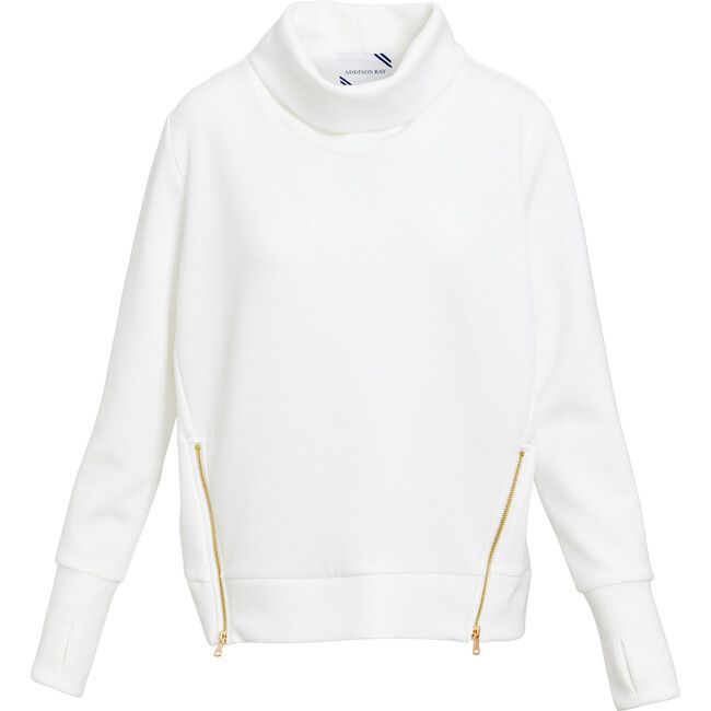 Women's Everyday Pullover, White | Maisonette