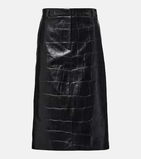Croco pencil skirt | Mytheresa (UK)