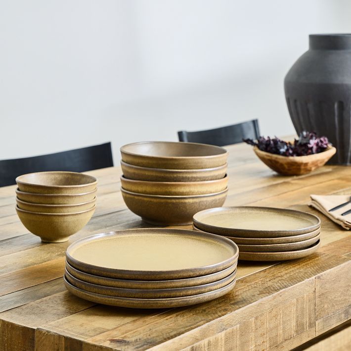 Kanto Stoneware Dinnerware (Set of 16) | West Elm (US)