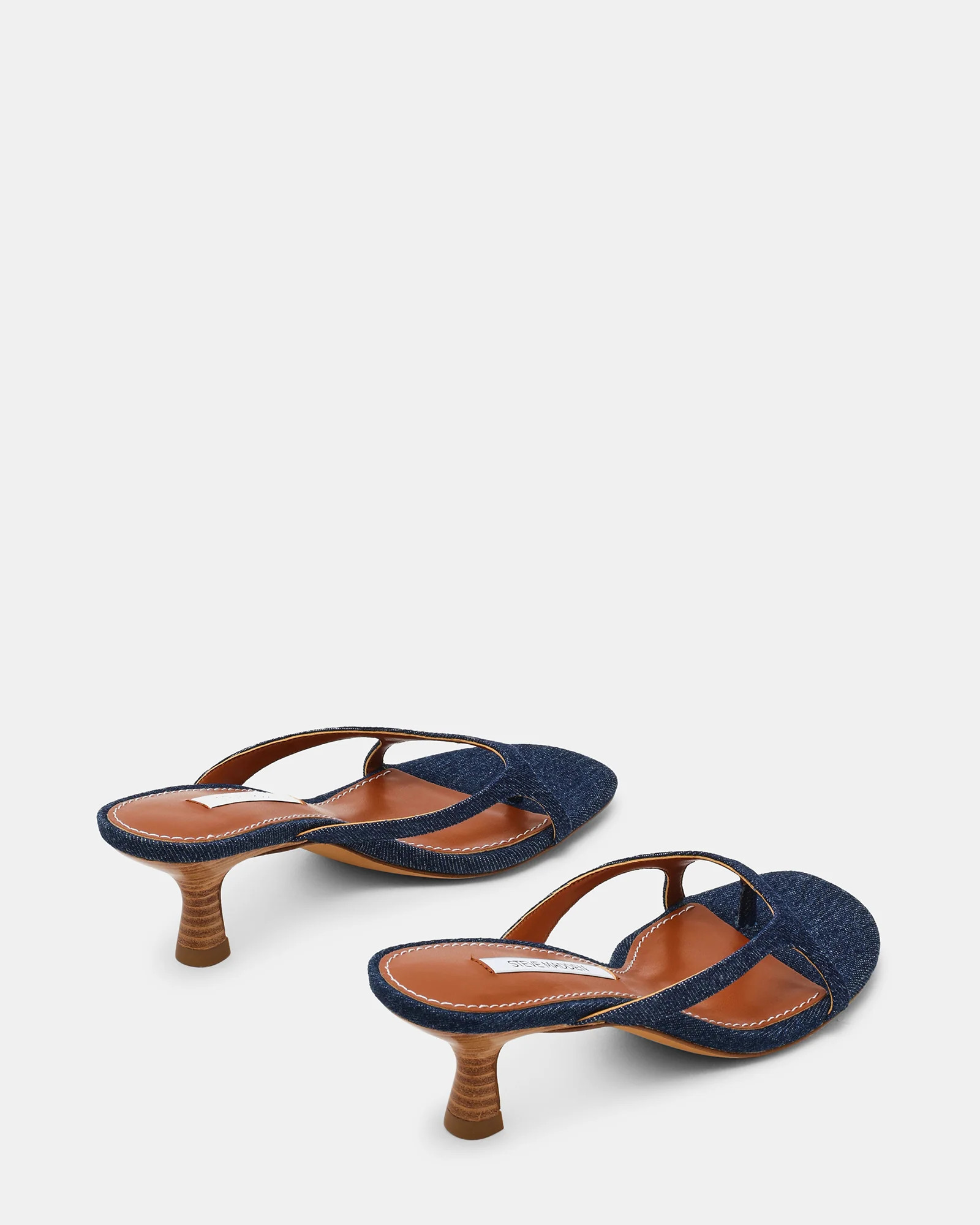 BRIENNA Denim Thong Women's Kitten Heel | Steve Madden (US)